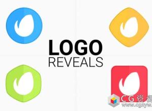 AE模板-8组简洁优雅公司Logo动画 Logo Reveals