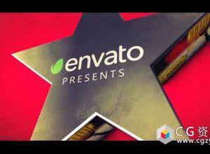 AE模板-漫画标志三维Logo展示片头 Comics Logo