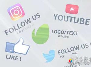 AE模板-8种不同企业快速标志Logo展示动画 8 Corporate Quick Logo Animations