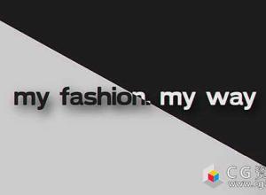 AE模板-公司事件时尚魅力特别活动图片视频展示 My Fashion My Way