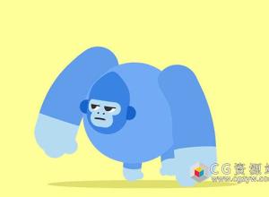 C4D教程-橡胶软管动物建模材质卡通角色绑定Rubber Hose Style Rigging in Cinema 4D