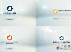 AE模板-6组简约企业宣传片标识logo片头开场动画 Minimal Modern Logo免费下载