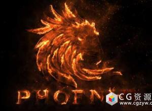 AE模板-火焰标志电影史诗火焰燃烧Logo动画片头 Flame Logo