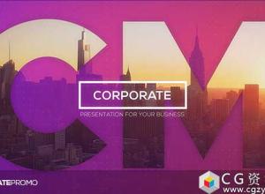 AE模板-企业宣传商务公司视频包装片头 Corporate Promo