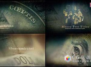 AE模板-钱树标题商业电影预告片片头动画 Money Tree Title