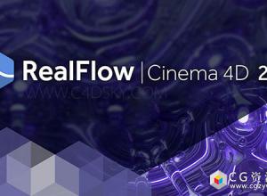 C4D插件-流体动力学插件NextLimit RealFlow C4D 2.0.0.0037 Win 破解版