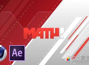 C4DAE电视广播栏目包装教程+工程Screen Saver TV in Cinema 4D and After Effects