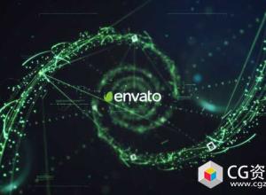 AE模板-高科技HUD信息炫酷科幻DNA链片头开场DNA Opener