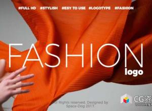 AE模板-时尚节奏感文字标题动画展示Fashion Stomp Logo 免