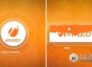 AE模板-简约圆矩形图形Logo动画 Bright Ident