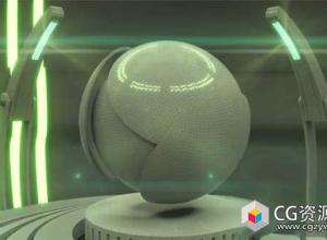 AE模板-3D高科技机械Logo展示动画 Mechanical Logo Reveal