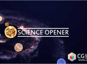AE模板-电影纪录片科学生物星球科技感包装片头Science Opener