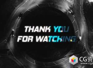 AE模板-数字毛刺标题彩色信号损坏文字动画 Digital Glitch Titles