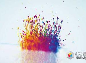 AE模板-Particles三维粒子飞溅汇聚企业公司标志Logo动画 Particles Splash Logo Reveal