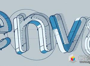 AE模板-三维字符标题标志包线框文字Logo动画 Structure – 3D Character Title Logo Pack