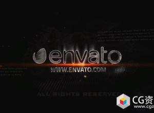 AE模板-暴风雪冲击波粒子演绎Logo片头开场模版Firestorm Logo Reveal免费下载