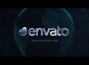 AE模板-未来高科技地球太空字幕金属标题动画futuristic-earth-titles