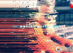 AE模板-快速运动毛刺幻灯片视频片头开场 Fast Motion Glitch Slideshow