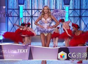 AE模板-时尚魅力水晶钻石折射视频片头栏目包装