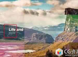 PR模板-电影幻灯片方块拼贴图片展示 Cinematic Slideshow - Premiere Pro Templates