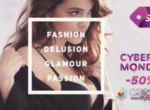 AE模板-时尚时装表演视频片头包装 Fashion Opener