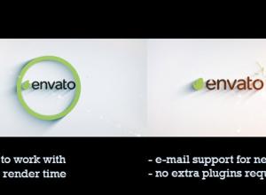 AE模板-图形旋转简洁logo片头karma-logo-v1