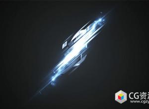 AE模板-快速力量闪闪发光切片演绎logo片头power-strike-logo免费下载