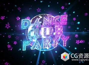 AE模板-时尚舞蹈派对宣传片活动片头动画Dance Club Party Promo