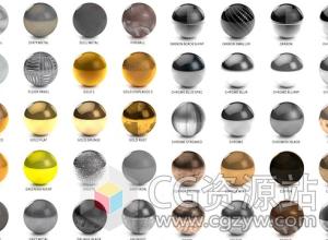500+C4D Octane渲染器材质预设The Pixel Lab Material Pack for OctaneRender  3