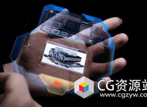 AE模板-手掌高科技HUD动画促销活动广告展示 Motion Array Head’s-Up Display