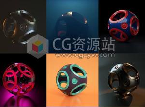 C4D OC渲染器灯光照明预设Octane Lighting Essentials