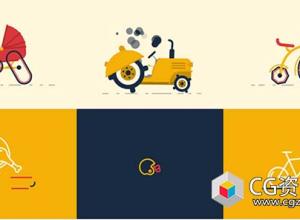 AE脚本-图形旋转车轮转动MG动画+视频教程AEscripts Roll it! v1.2 + 使用教程