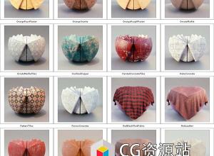 4k分辨率纹理贴图陶瓷砖地面木材布料纹理 ONELVXE PBR