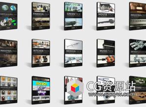53套C4D/E3D模型素材资源大合集 The Pixel Lab – All Product 2018
