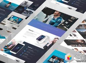 AE模板-企业发展公司商品网站宣传介绍 Website Presentation