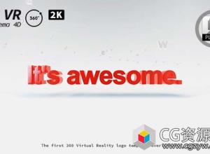 AE模板+C4D虚拟全景视频场景制作工具包 360 VR for Cinema 4D