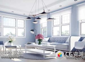 现代木制金属窗户三维窗口模型包(C4D/Maya/MAX/FBX/OBJ格式)CGAxis Models Volume 82 Windows II