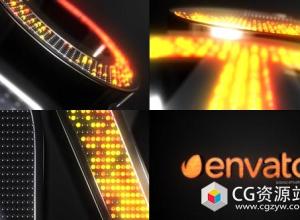 AE模板-E3D霓虹球形元素Logo动画 Neon Spheres Element 3D Opener