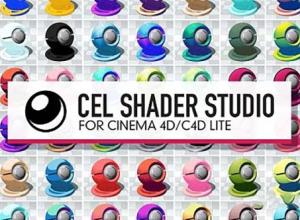 C4D材质预设-900+三维渲二维素描卡通MG水彩手绘预设