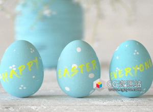 Cinema 4D和Octane - 彩绘复活节彩蛋教程Cinema 4D and Octane – Painted Easter Eggs Tutorial