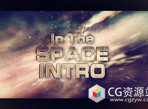 AE模板-三维宇宙空间文字标题介绍开场In The Space Intro