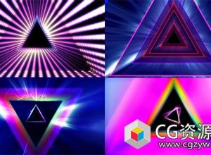 棱镜射线隧道大屏幕舞台视频素材 Prism Rays