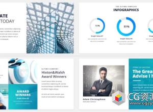 AE模板-简洁公司介绍包商务企业商品展示包装 The Ultimo – Corporate Presentation Pack
