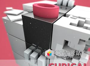 C4D运动图形魔方片头动画项目Cinema 4D视频教程