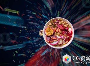 AE模板-4K动态食物菜单介绍片头 Dynamic 4K Food Menu