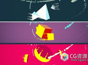 AE模板-照片幻灯片快速开场片头 Short Opener