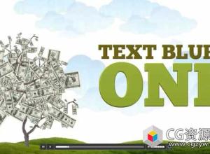 AE模板-金钱树生长动画片头 Money Tree