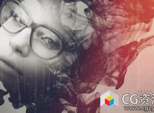 PR模板-大气水墨散开电影标题Ink Cinematic Titles