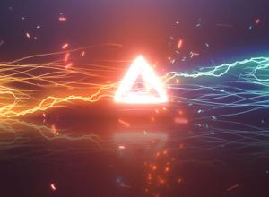 AE模板-动态能量线条碰撞Logo动画 Energy Centre