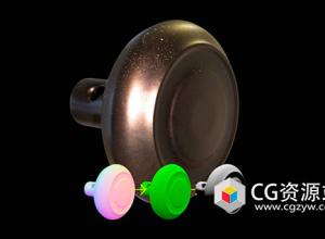 Arnold实用程序着色器添加灰尘和油漆斑点C4D教程